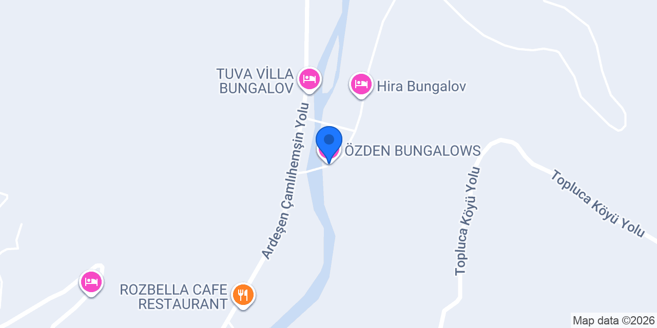 ÖZDEN BUNGALOWS konumu