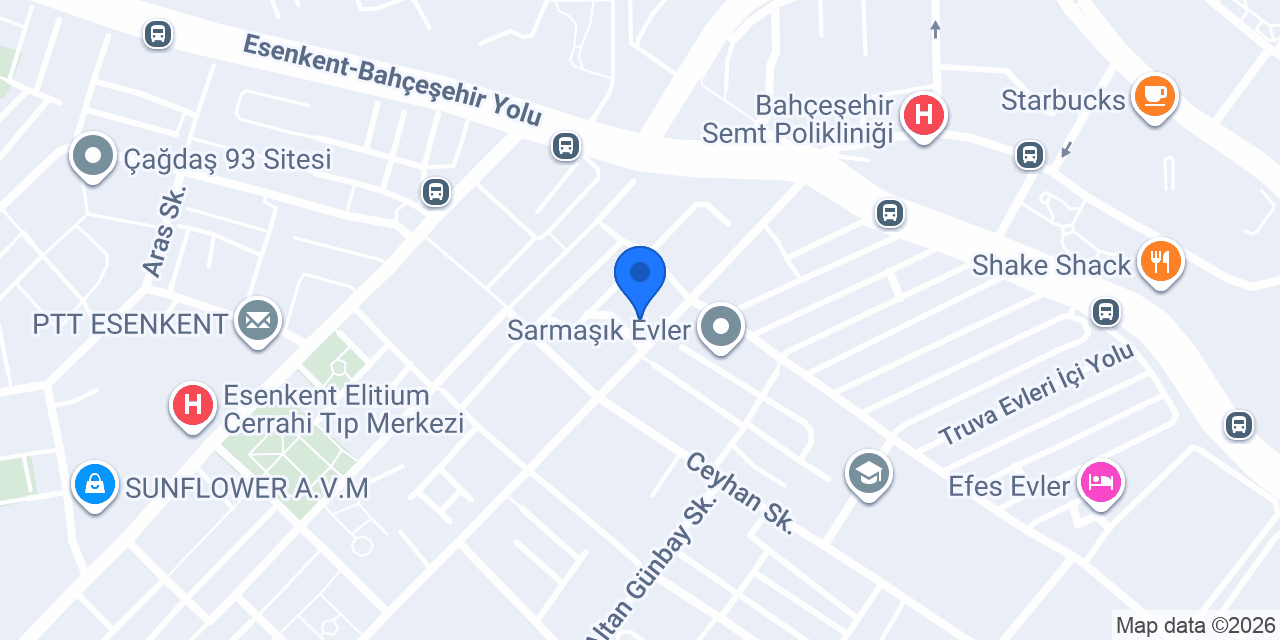 Çınar Psikolojik Danışmanlık Merkezi konumu