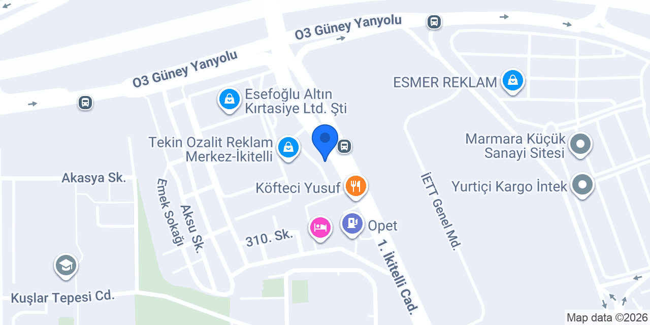 Vefakar Yapı konumu