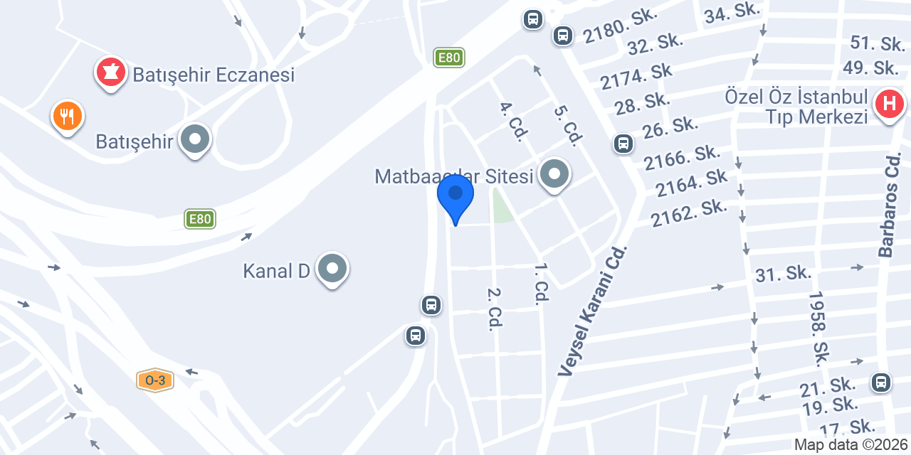 UZUNLAR MATBAA konumu