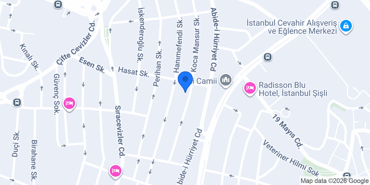 Şişli Masaj Salonu konumu