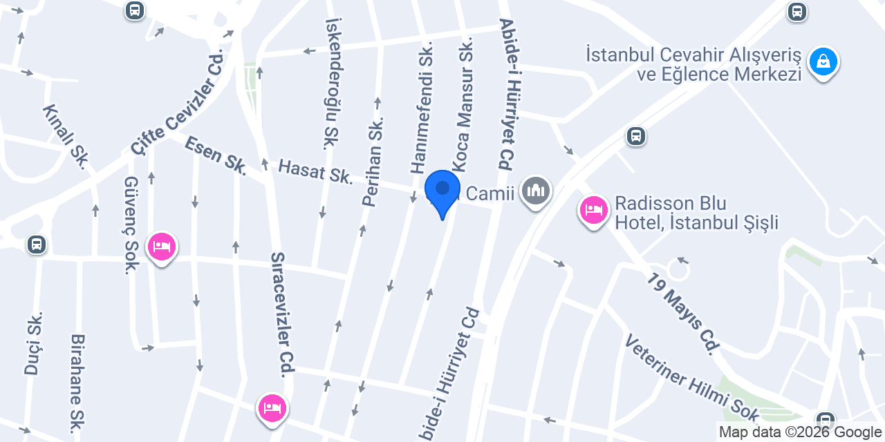 ŞİŞLİ Şafak Eczanesi konumu