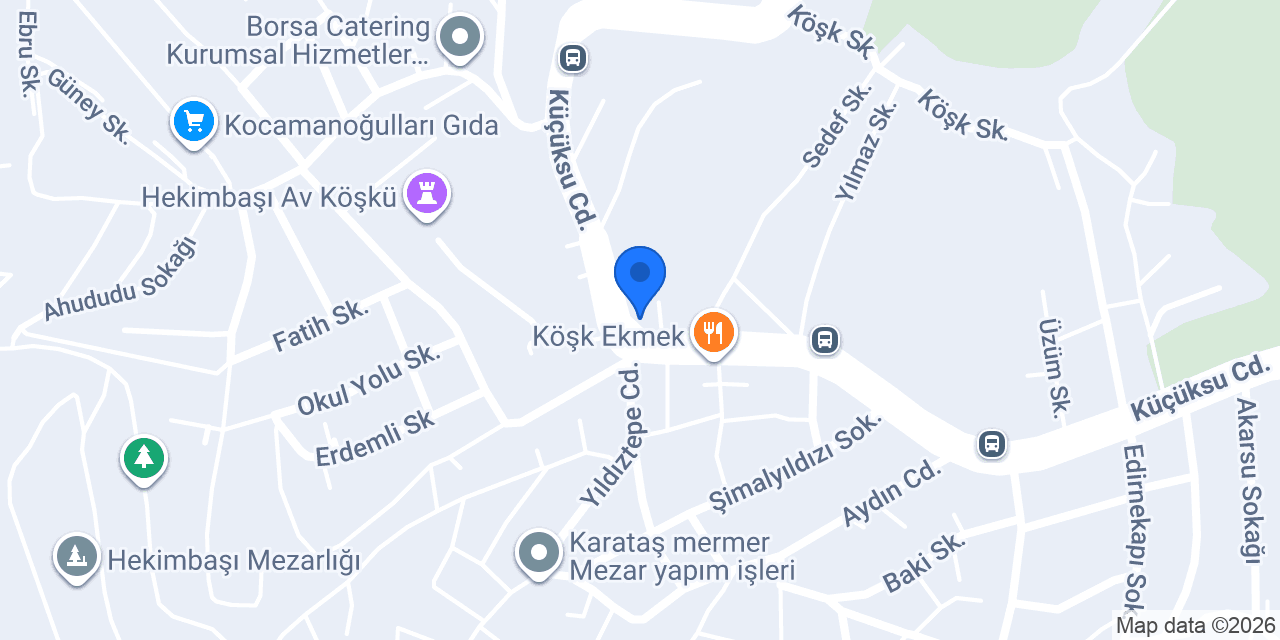 TEKİNLER PASTA CAFE konumu