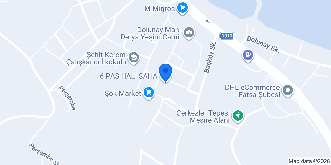 6 PAS HALI SAHA konumu