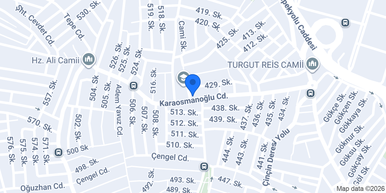 Hacımevlütoğulları Pastanesi konumu