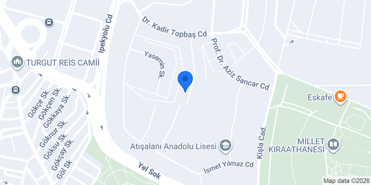 AYYILDIZ EVLERİ konumu