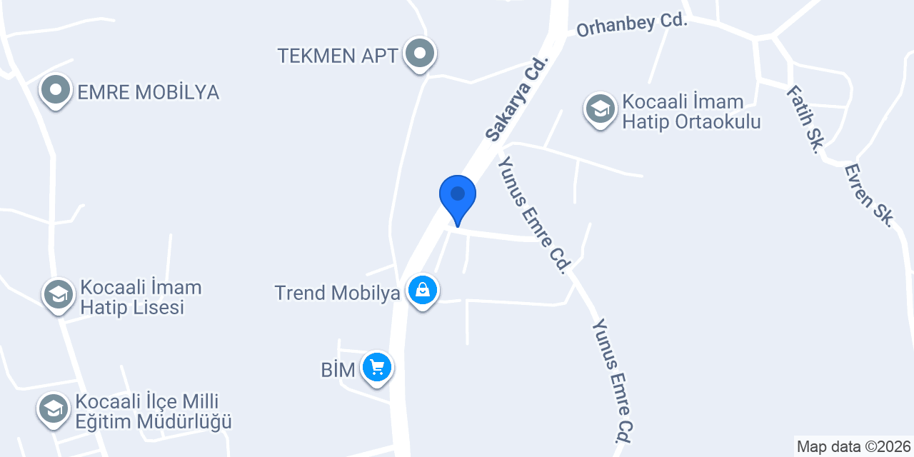 YAPRAK OTO BAKIM konumu