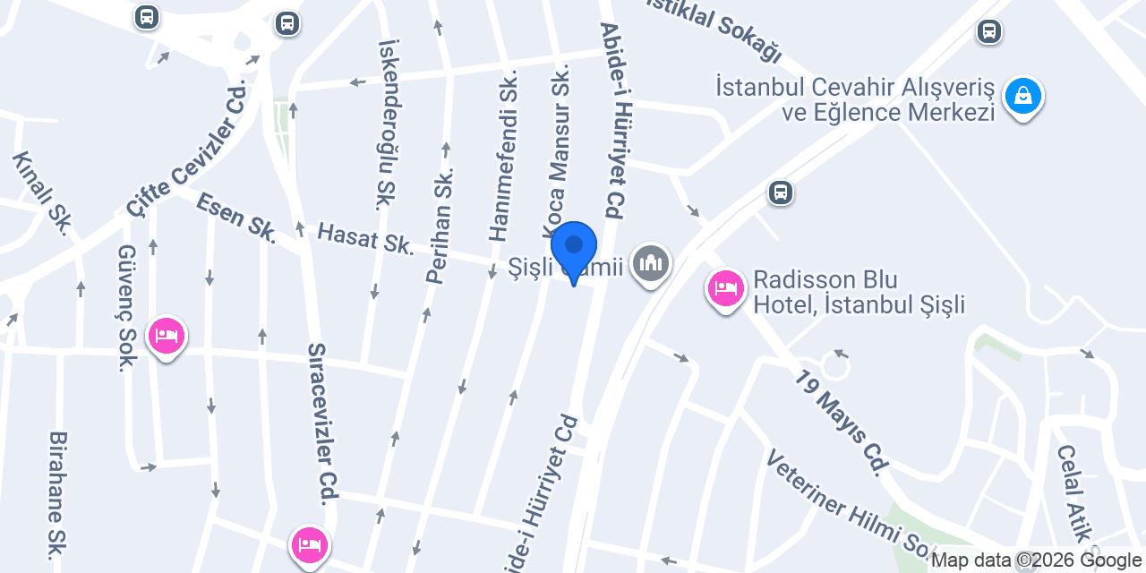 Şişli Kavurmacısı konumu