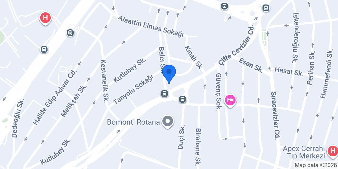 Gazel Aksesuar konumu