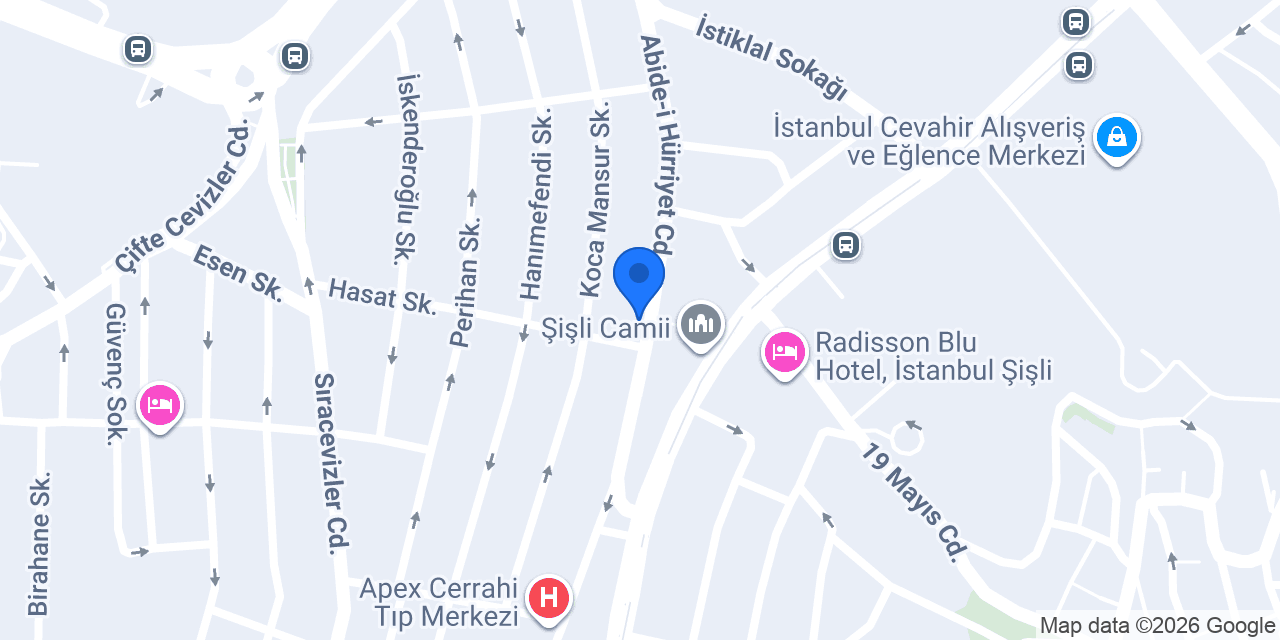 Altu Anahtar Evi (Çilingir Şişli) konumu