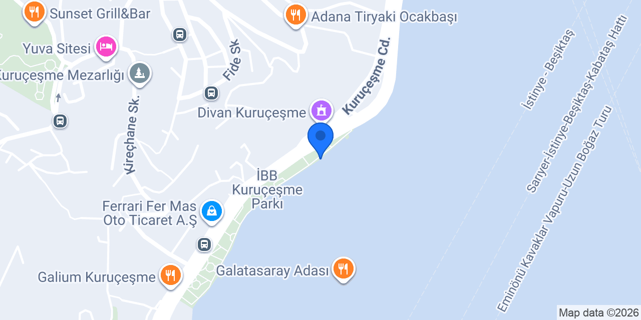 point yacht konumu