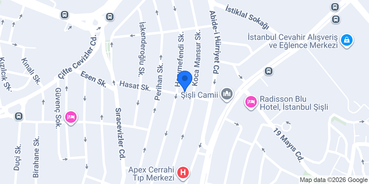 Öz Şişli Manavı konumu