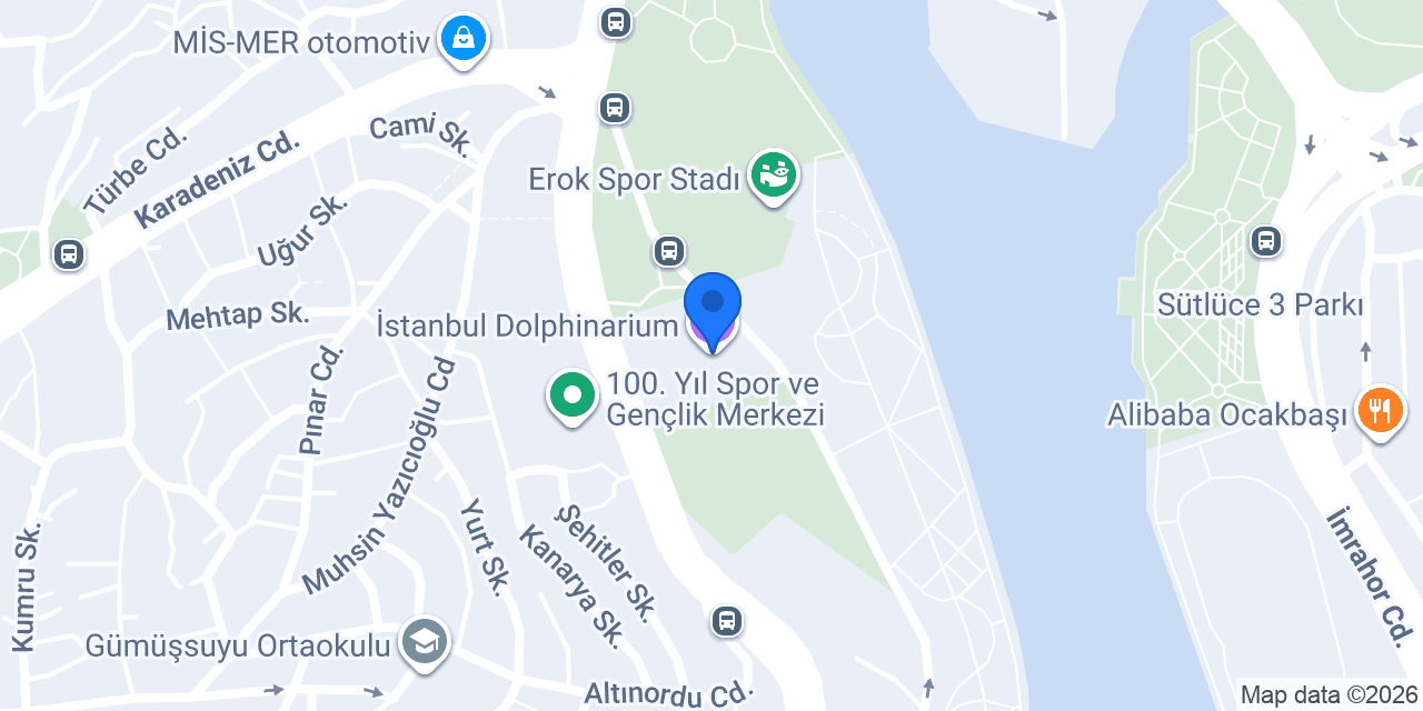 İstanbul Dolphinarium konumu