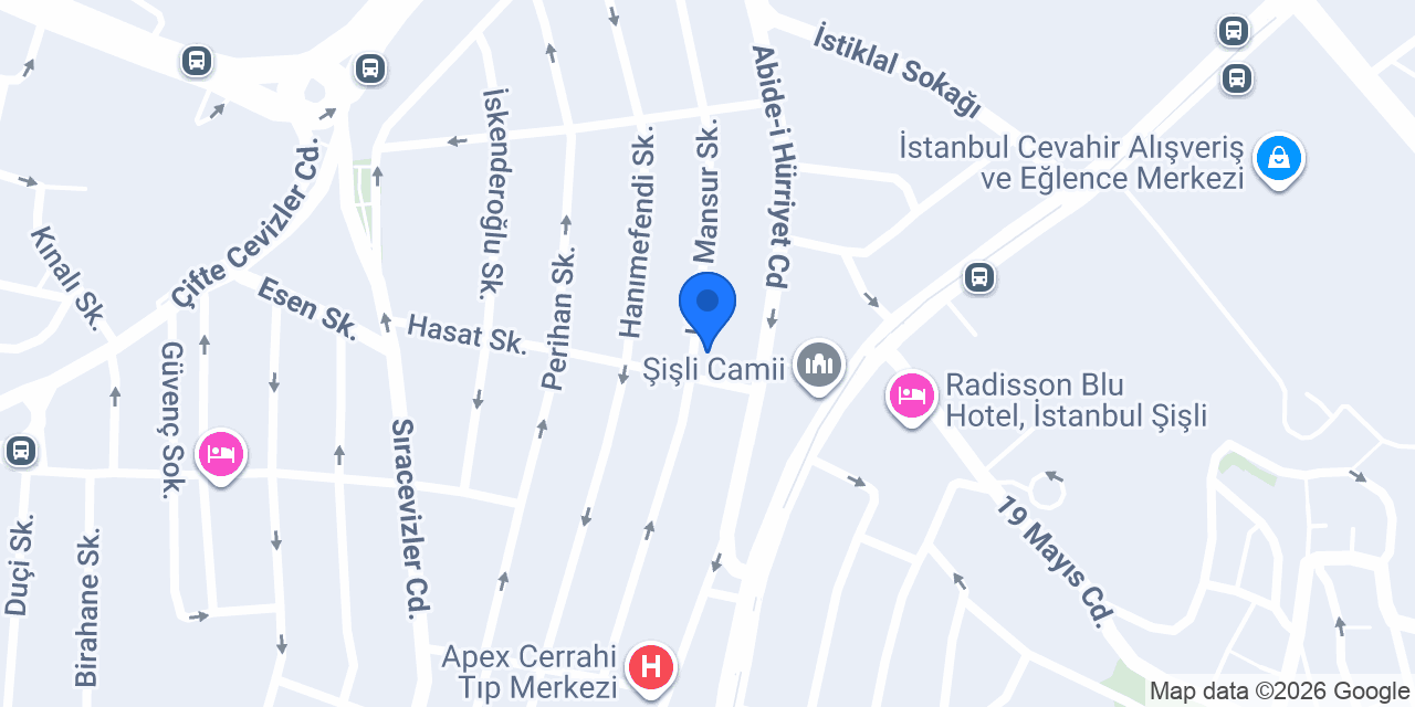 Deveci Emlak Şişli konumu