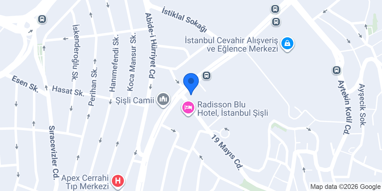Smilegroup Diş Kliniği Şişli konumu