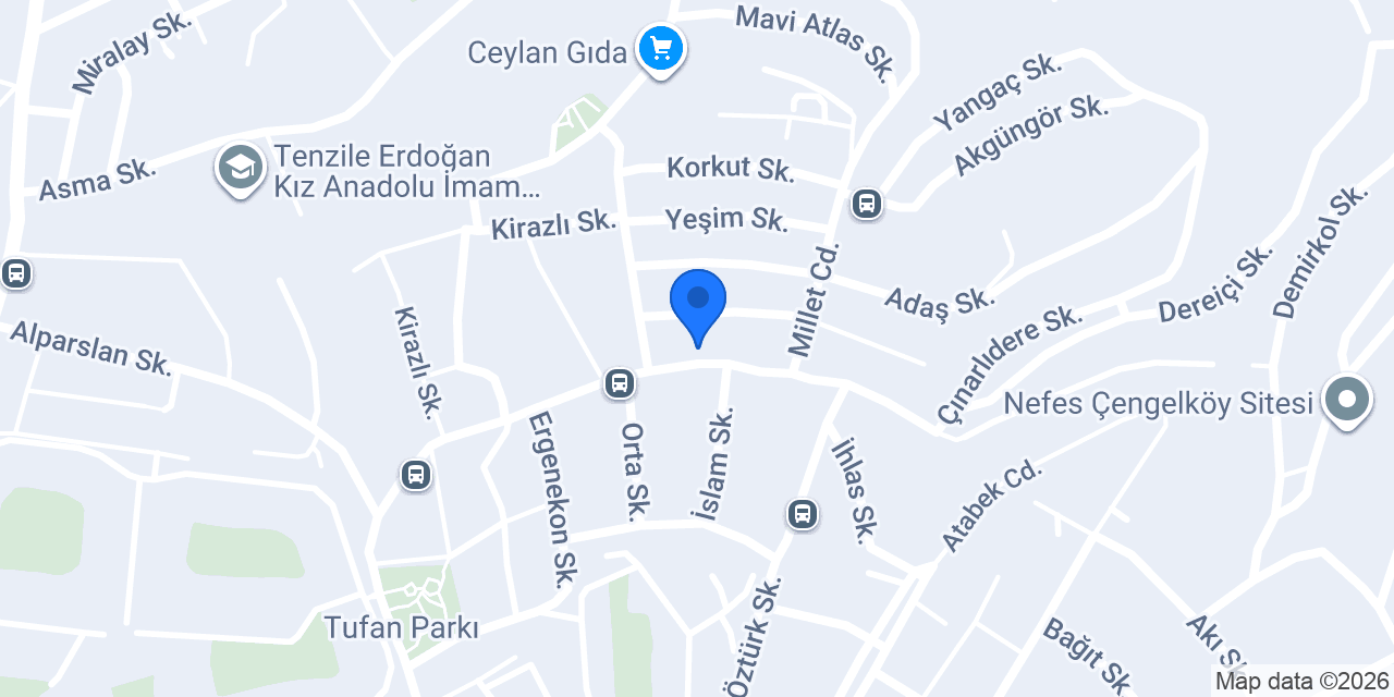 ÇengeköyPlakalık konumu