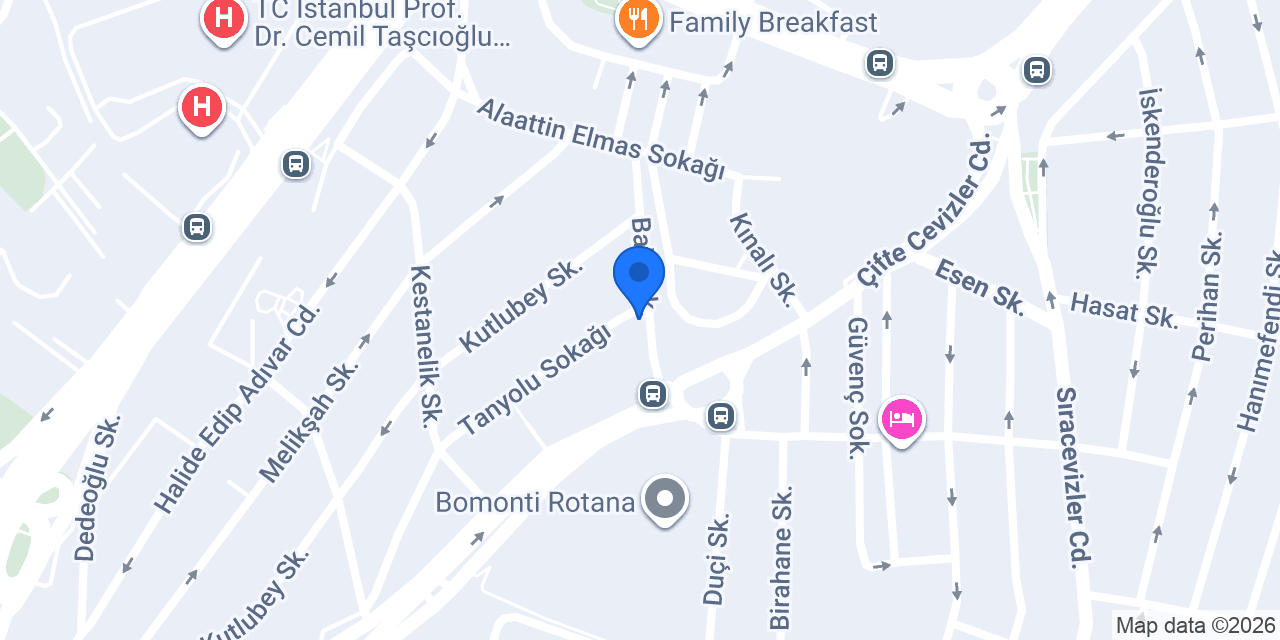 ERY OTOPARK konumu