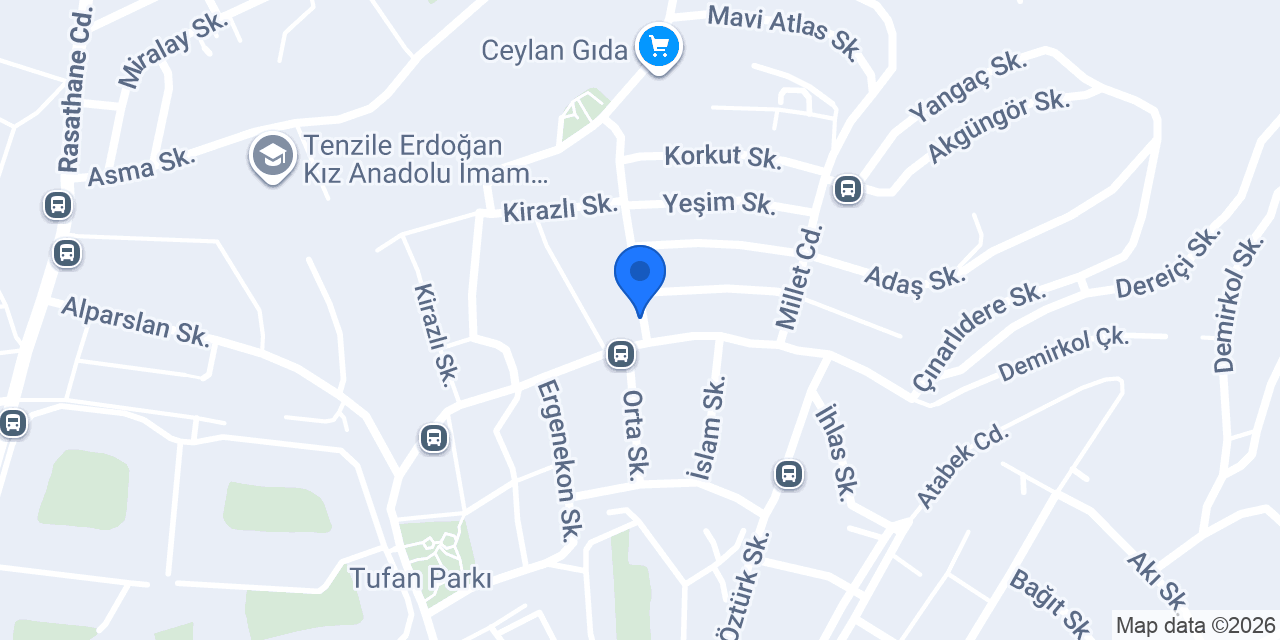 Özçelik Tesisat konumu