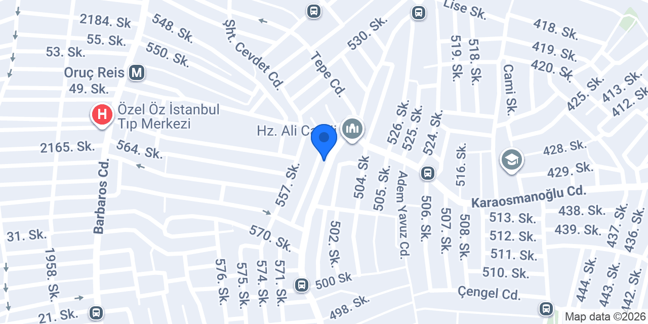 Yüksel Cam Yapı Dekorasyon konumu