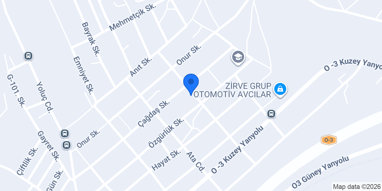 Aras teknik servis konumu