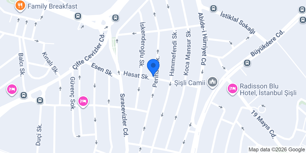Şişli Tıraş Atölyesi konumu