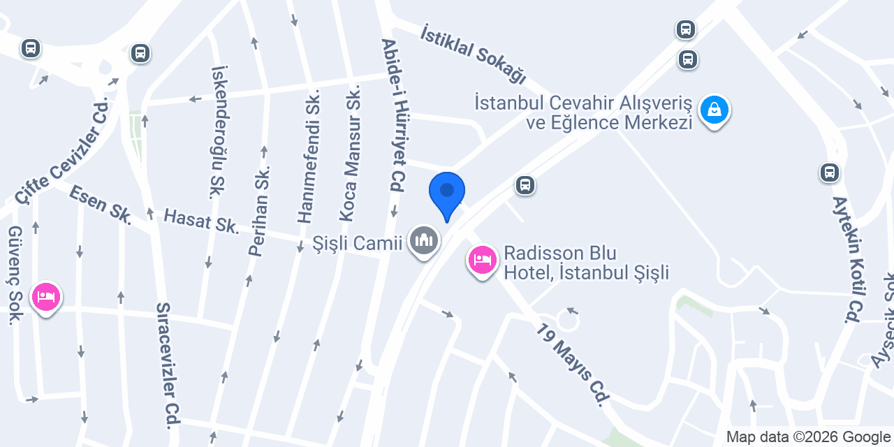 ŞİŞLİ ECZANESİ konumu