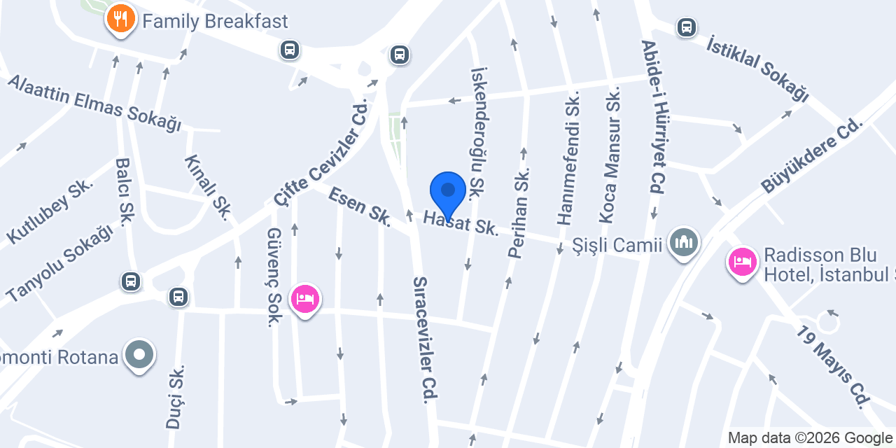 Şişli Şaban Erkek Kuaförü konumu
