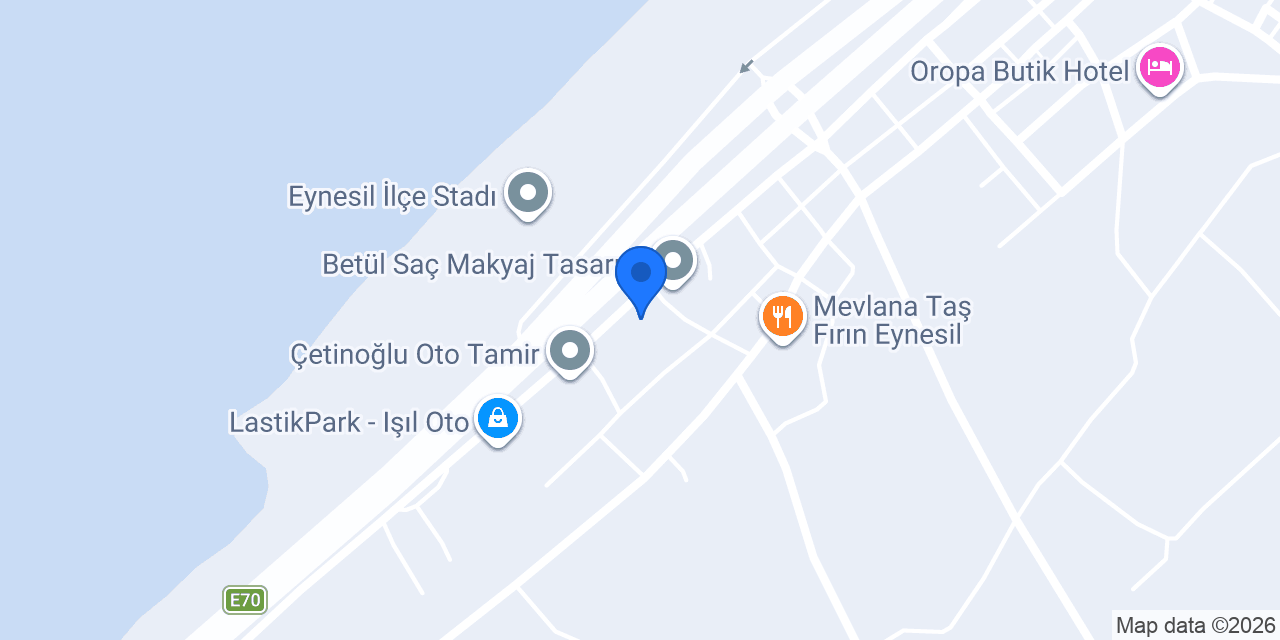 Eynesil Mesleki Eğitim Merkezi konumu