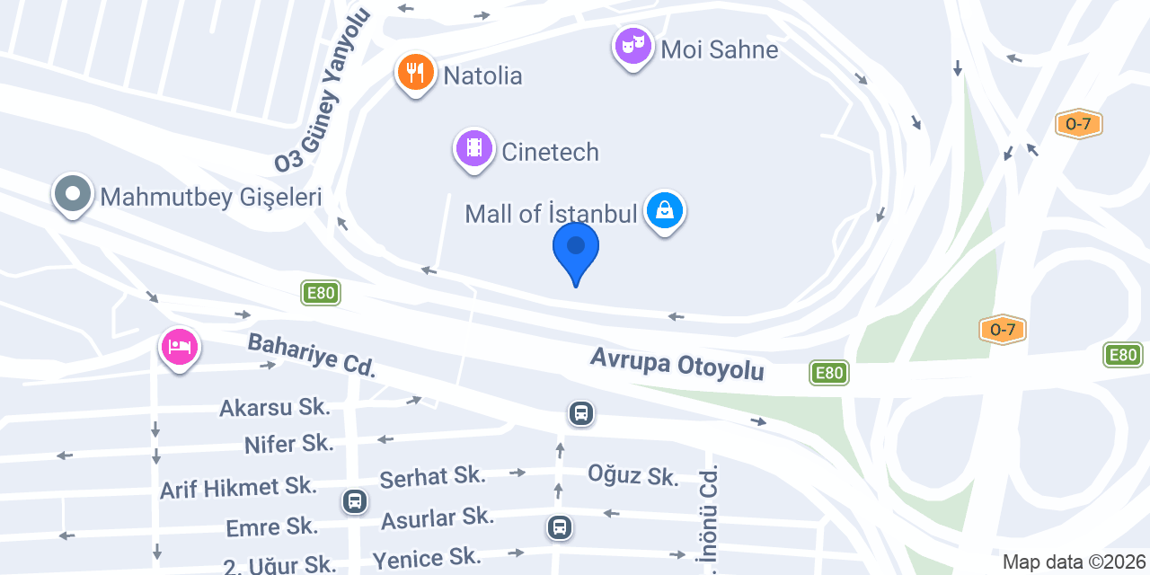 Mall of Özsüt konumu