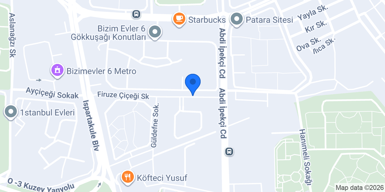 HÜDA RENT A CAR konumu