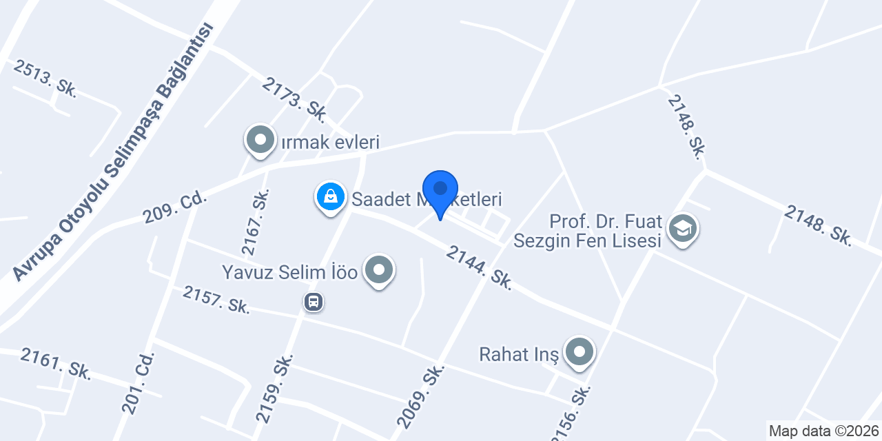 SİLİVRİ YILDIZ DEKORASYON konumu