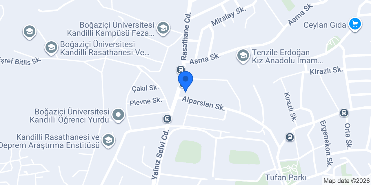 Kandilli Rasathane Taksi Durağı konumu