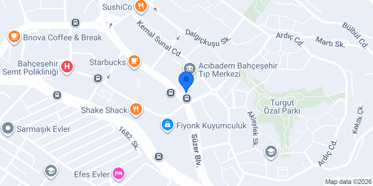 Bahçeşehir Eczanesi konumu