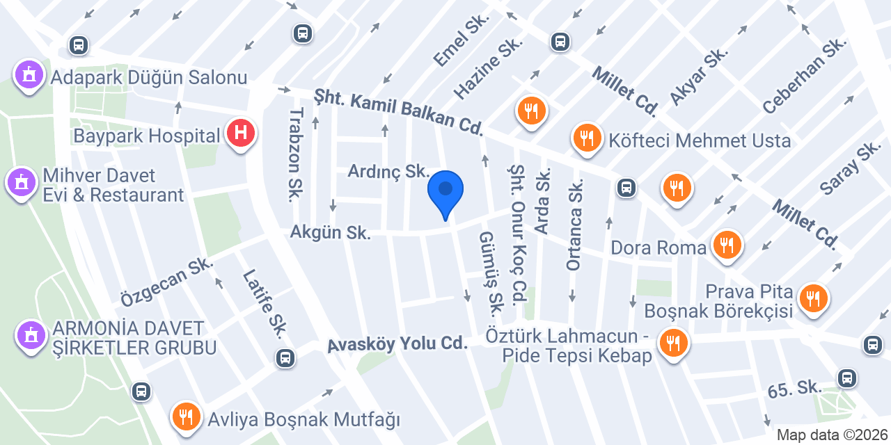 Zeki Elektrik konumu