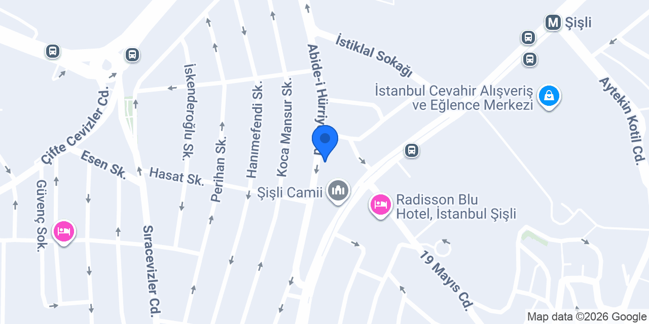 Blisstanbul Hotel konumu