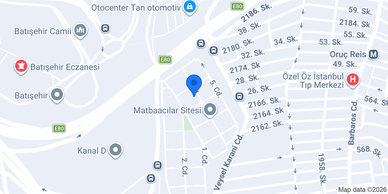 Buket Ofset konumu