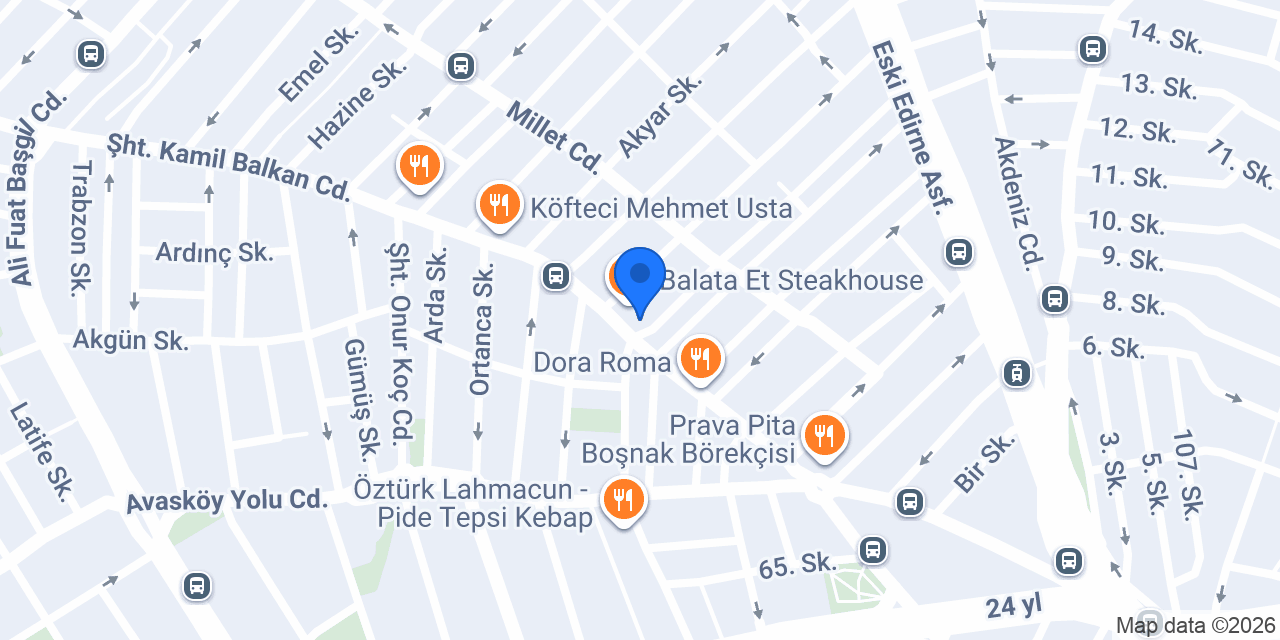 Avlu et döner konumu