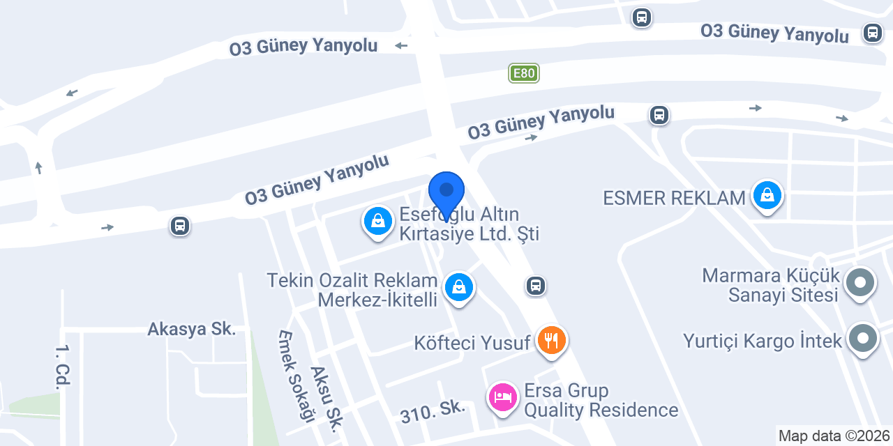 Vakıf Katılım İmsan Sanayi Şubesi konumu