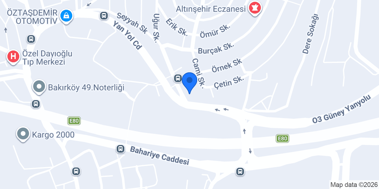 Ercin Market konumu