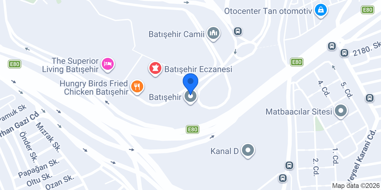 Batı clining konumu