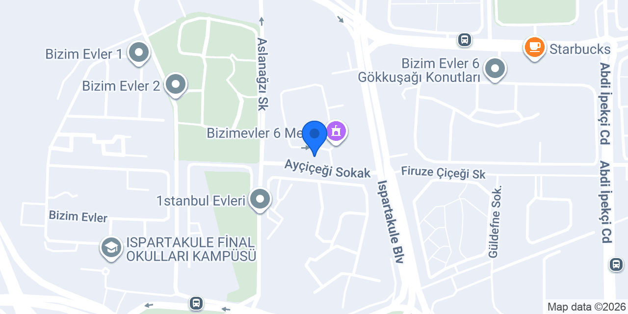 ESVA Mimarlık konumu