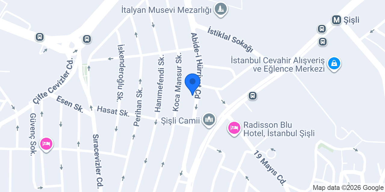 Safír Iranian Restaurant konumu