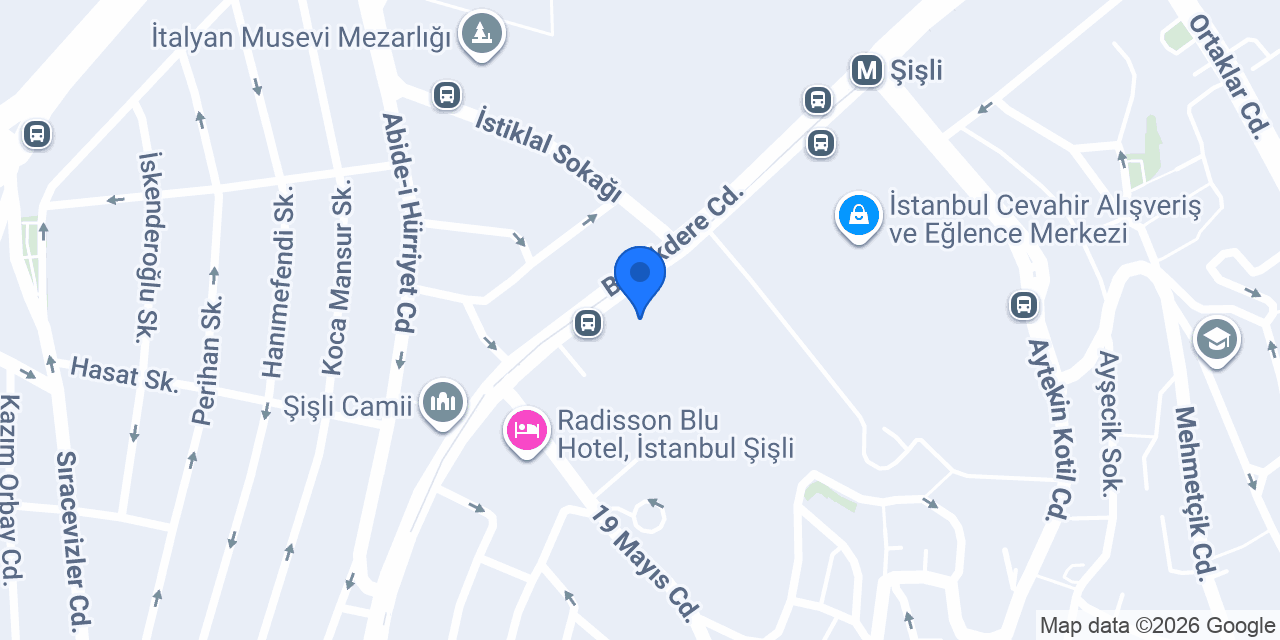 Özel Fransız Lape Hastanesi konumu