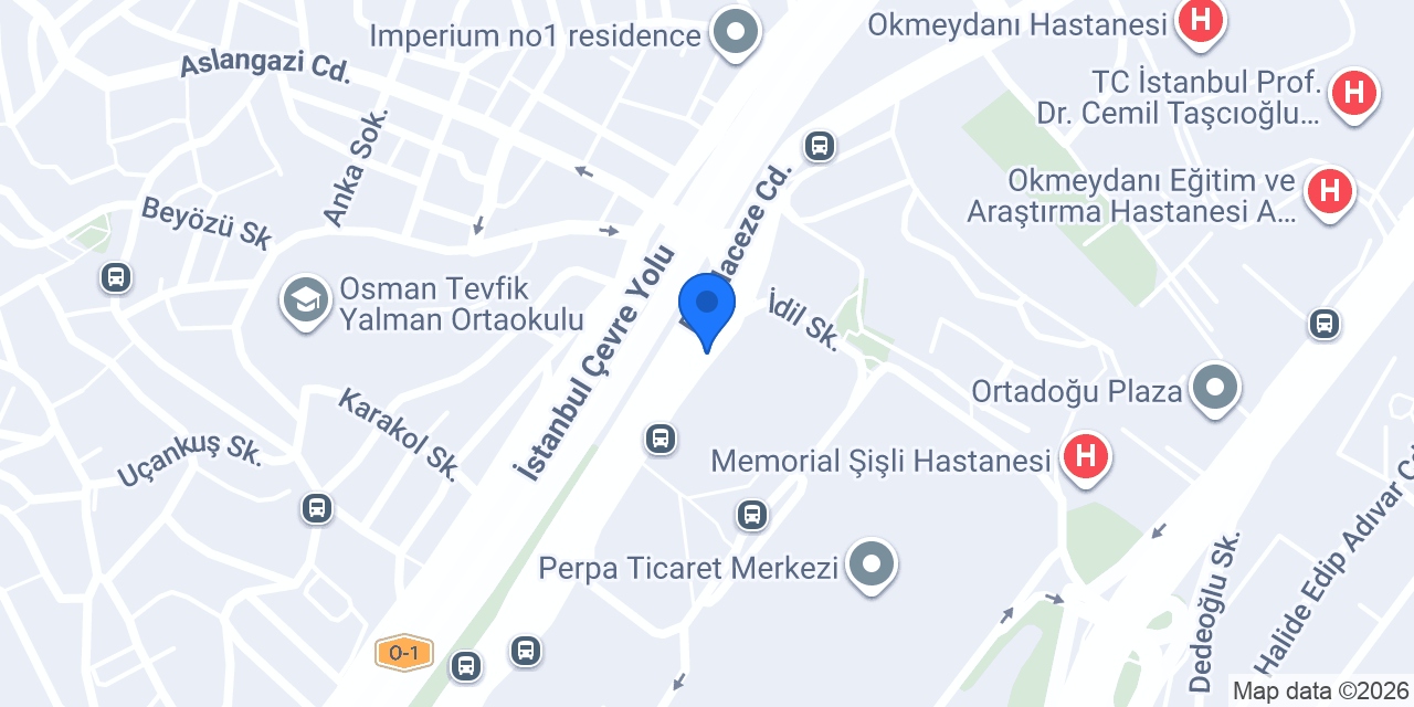 Darülaceze Şefkat Vakfı konumu