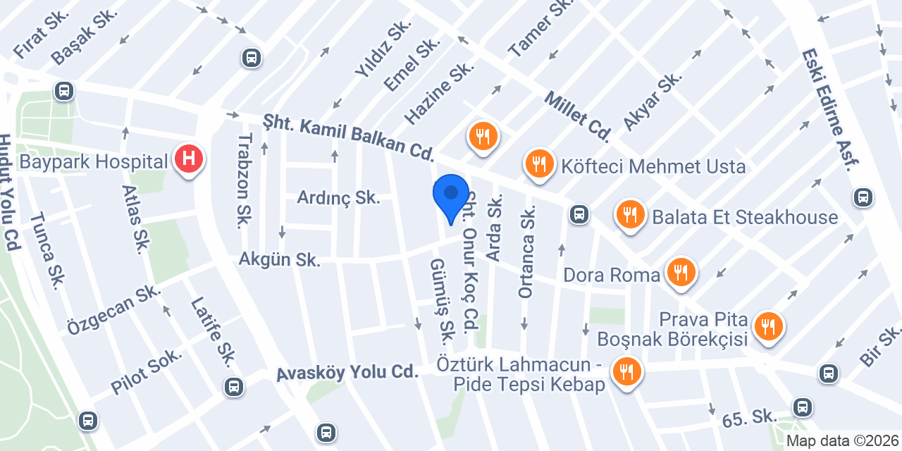 Aslı Yakan Studio konumu