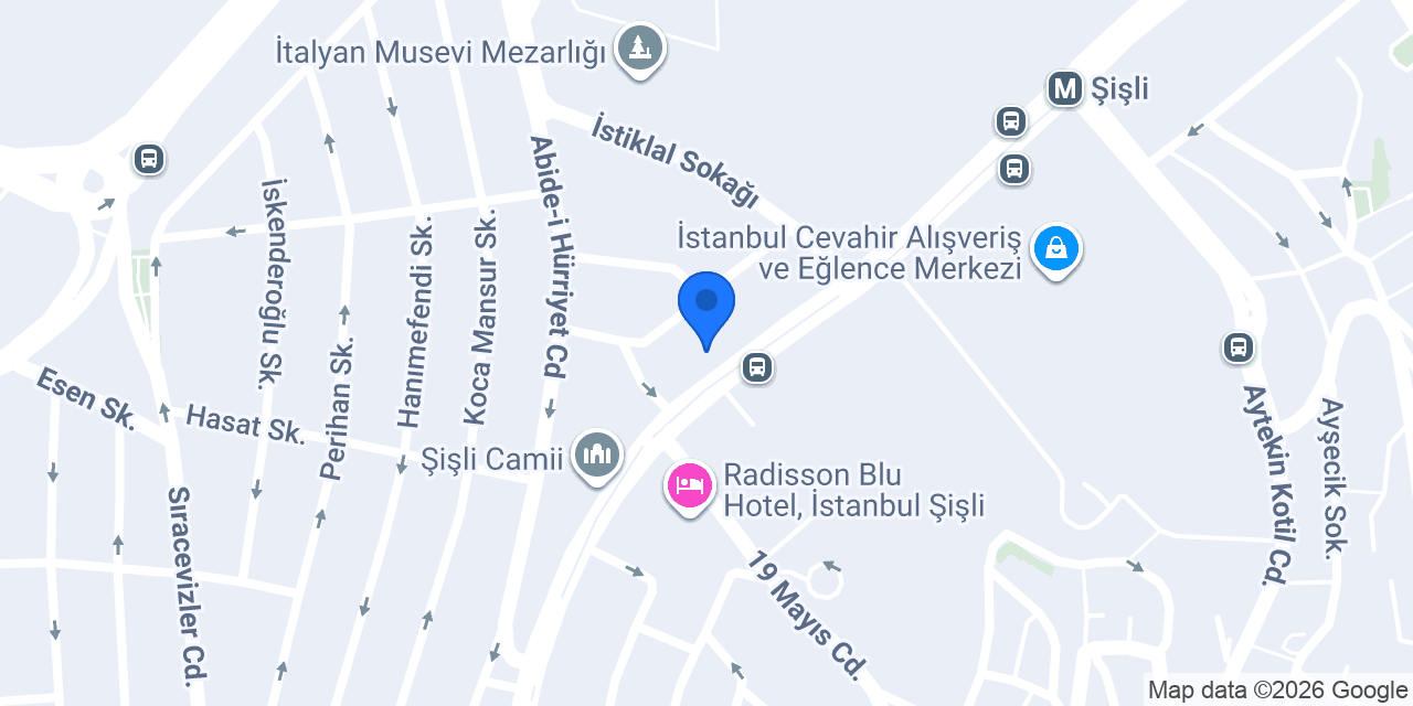 Dr. Özlem Okutan Klinik konumu