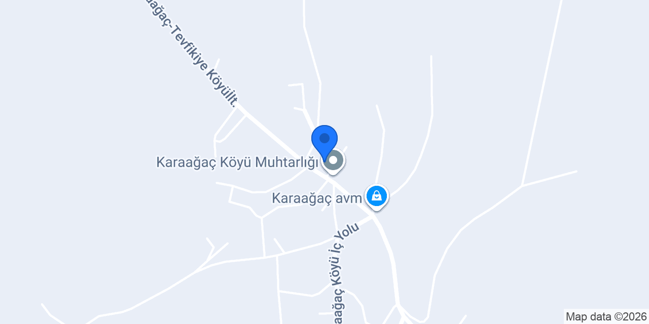 Karaagaç Köyü Meyhanesi konumu
