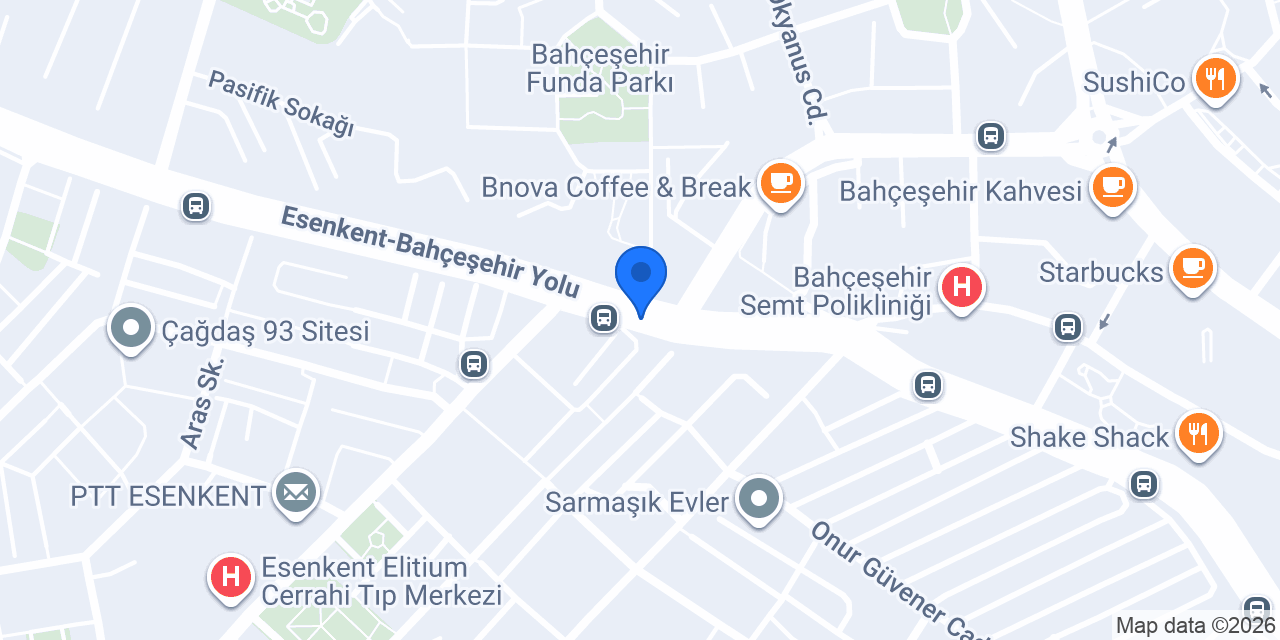 Bahcesehiraspava konumu