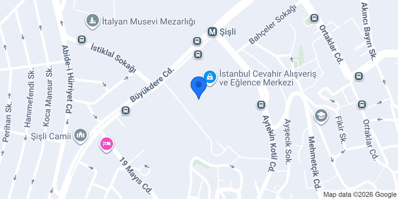 Altınbaş Cevahir AVM konumu