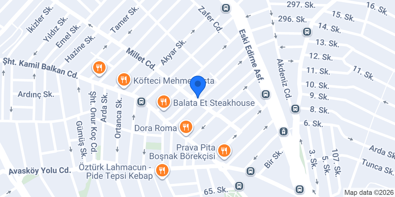 Dilek Dürüm Evi konumu